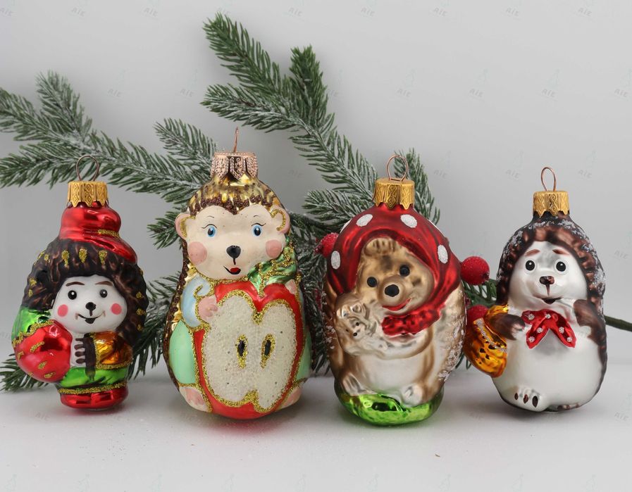 Szklana bombka choinkowa - JEŻ