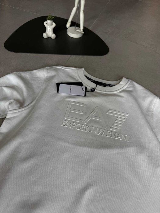 Чоловічий Світшот кофта  Armani армані White