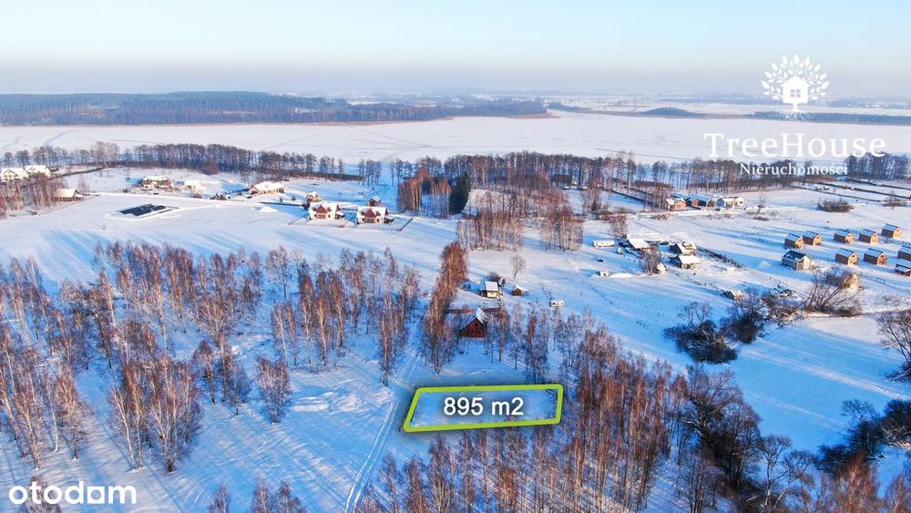 Działka nad jeziorem Tałtowisko - Mazury.