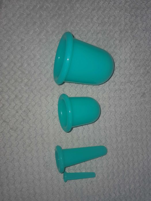 Банки массажные зеленые