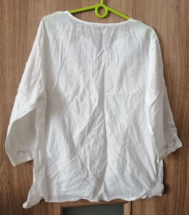 Bawełniana bluzka z haftem XL