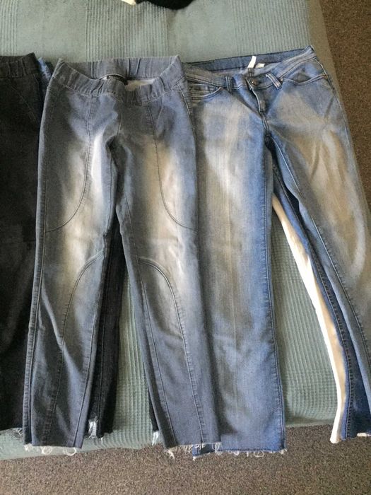 Damskie jeansy , spodnie , zestaw , S/36