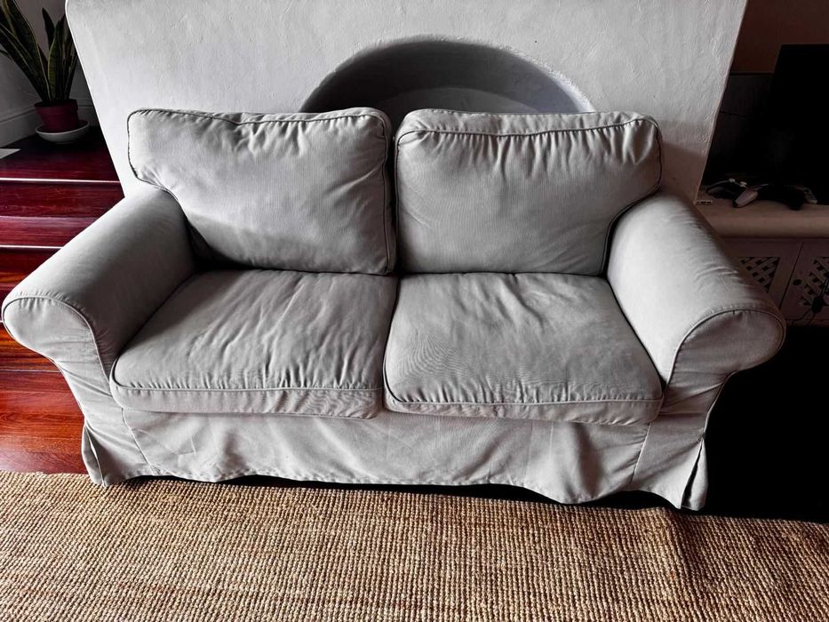 Sofa IKEA Ektorp 2 lugares - Beige Cor - Bom Estado - Cascais — 80€