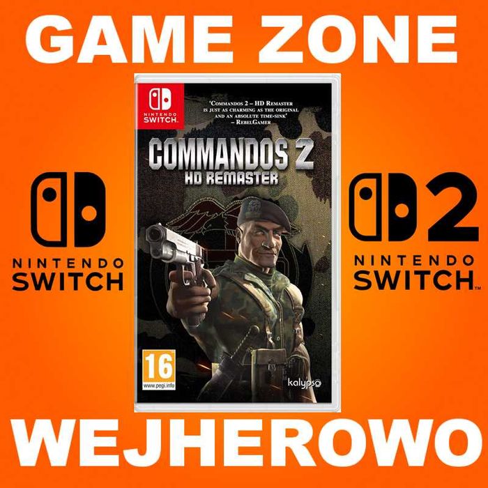 Commandos 2 HD Remaster Nintendo SWITCH + Oled + Lite + SWITCH 2 = sklep Wejherowo