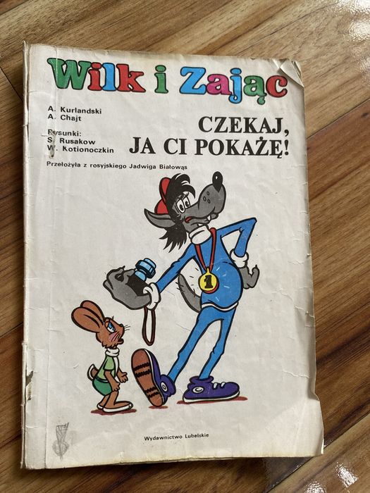 Wilk i Zając Czekaj Ja Ci Pokażę. komiks A. Kurlandski z 1990r