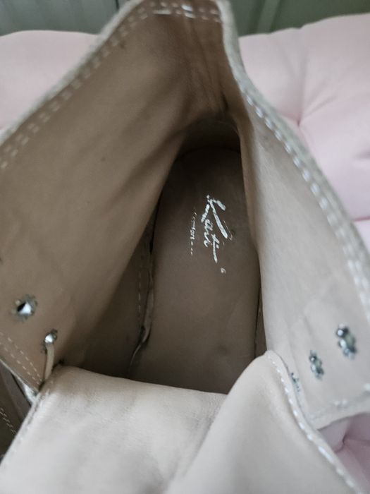 Buty botki skórzane skóra Kati Comfort 40