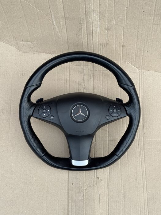 Кермо руль Mercedes W207 w212 AMG лепестки airbag подушка
