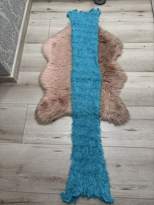 Szalik damski turkusowy