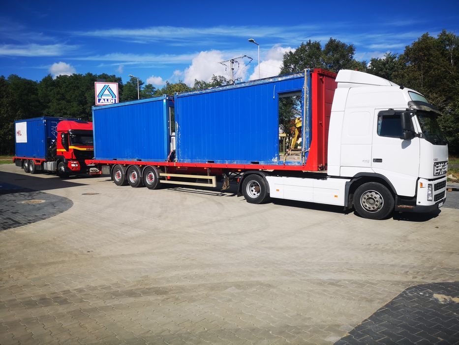 Transport maszyn i urządzeń platforma gabaryty