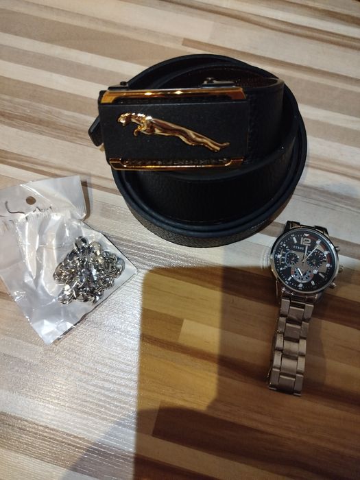 Zestaw pasek bransoletka zegarek