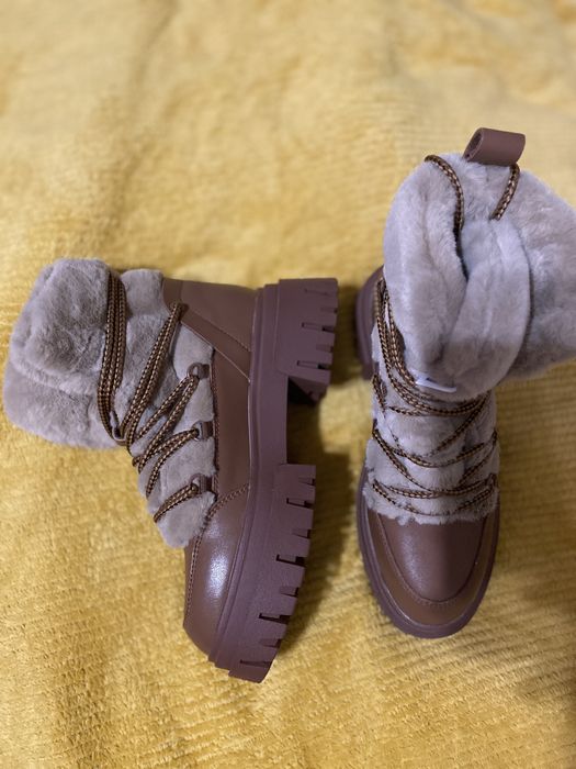 Ботинки женские кожа Reserved