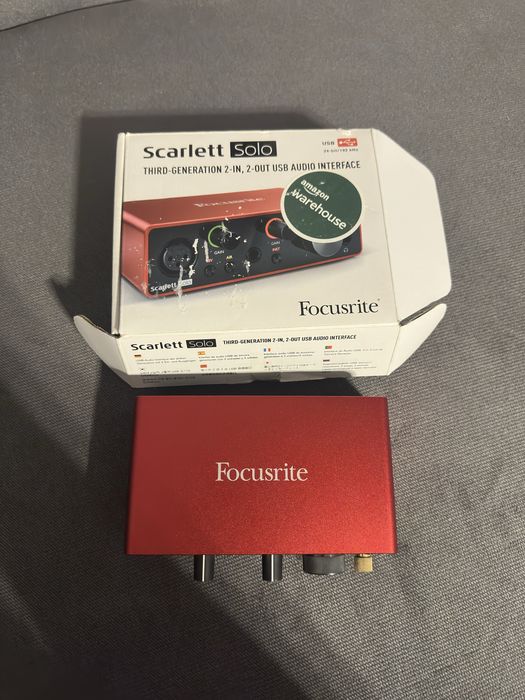 Focuseite scarlett solo gen 2