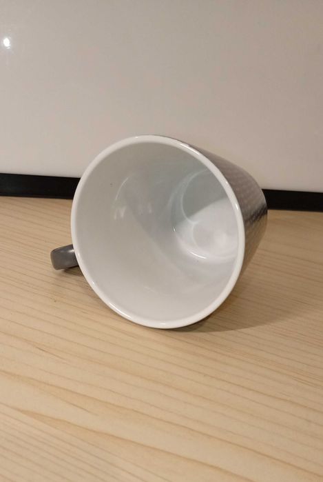Kubek ceramiczny szary, 200 ml, mały.