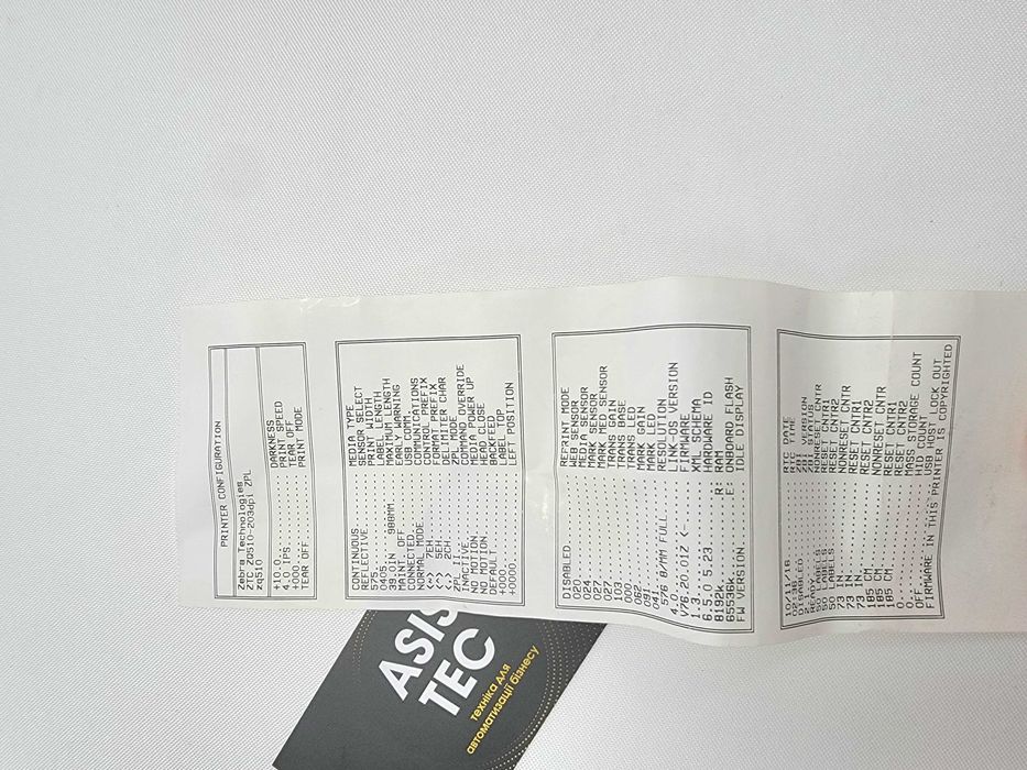 Zebra ZQ510 принтер чеків етикеток 72 мм мобільний Bluetooth WiFi NFC