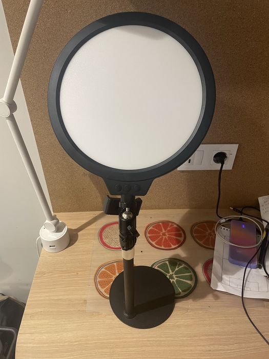 Ring Light com suporte para celular