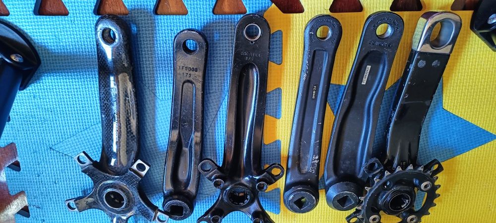 Pedaleiras e Cranks sem par
