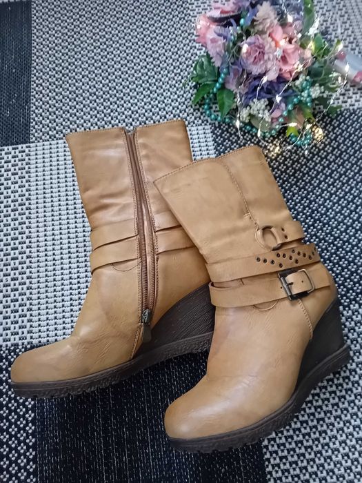 Kozaki botki ocieplana