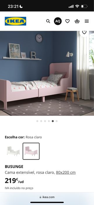 Cama Busunge Ikea Criança + Colchão