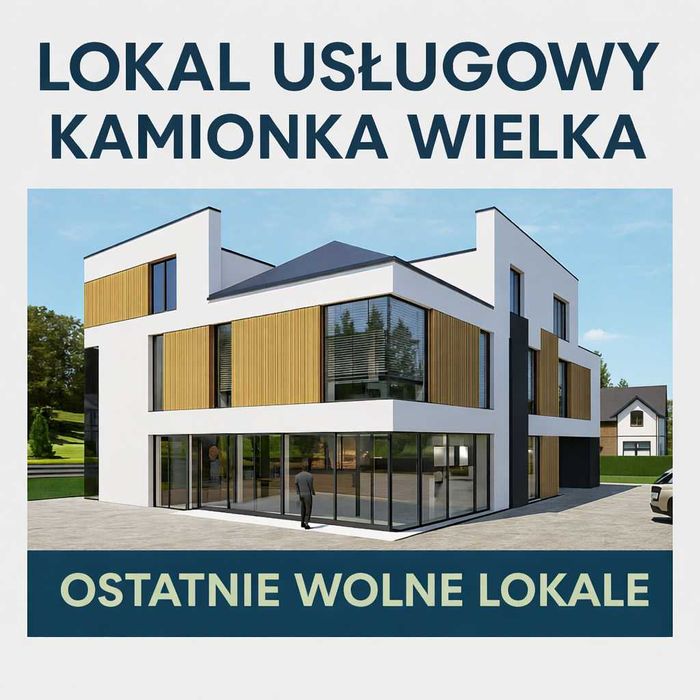 Ostatnie wolne lokale – nowoczesny budynek | Kamionka Wielka