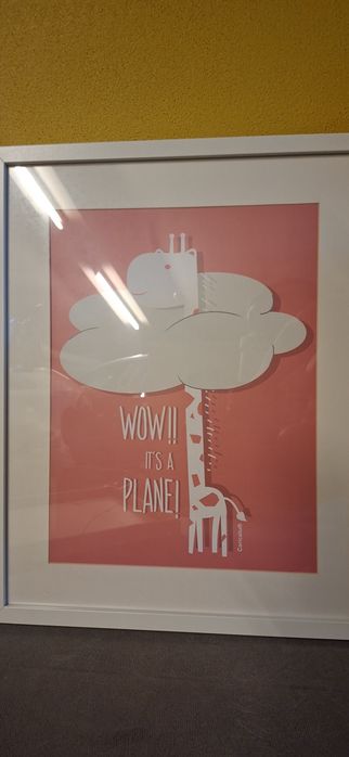Quadro com ilustração infantil – moldura IKEA