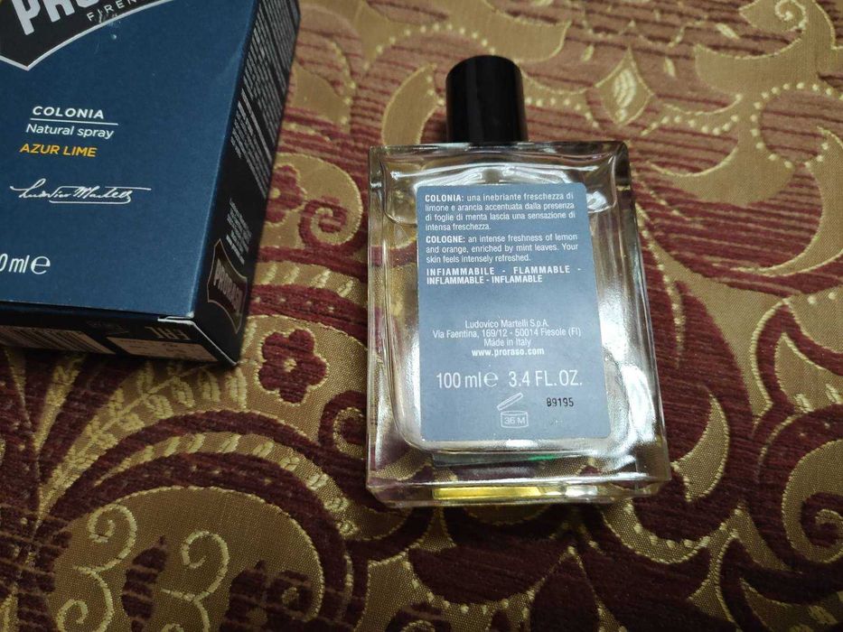 Одеколон Proraso 100ml для мужчин