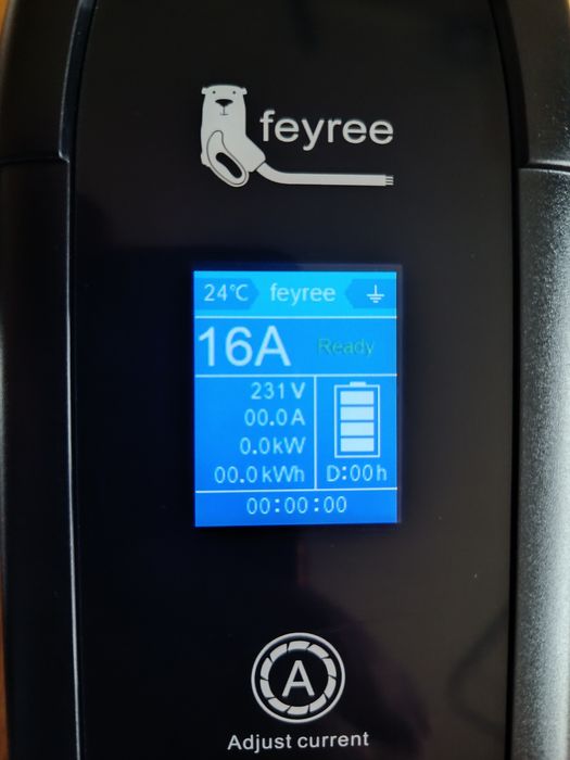 Зарядний пристрій tesla тесла nacs type1  16А 32А  7квт 3.5кВт feyree