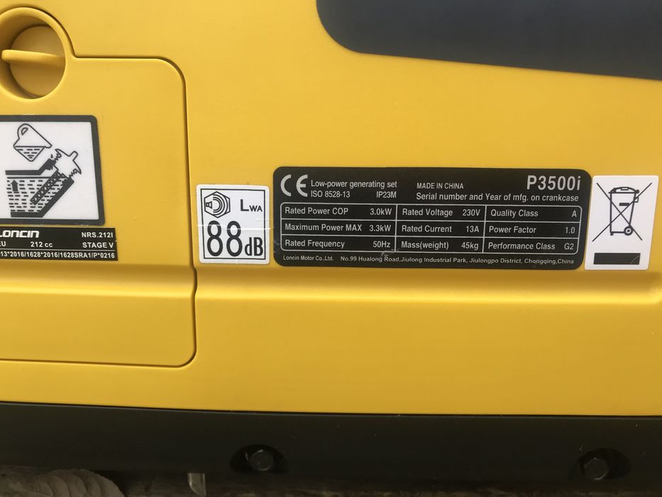 Генератор новий у використанні не був гарна якість