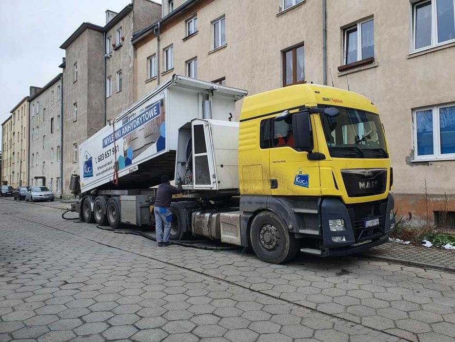 Posadzki anhydrytowe (wylewki anhydryt) styrobeton i pianobeton - Kąty Wr.
