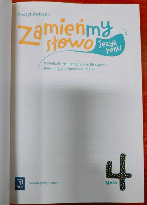 Język Polski kl.4 Zamieńmy Słowo ćwiczenia