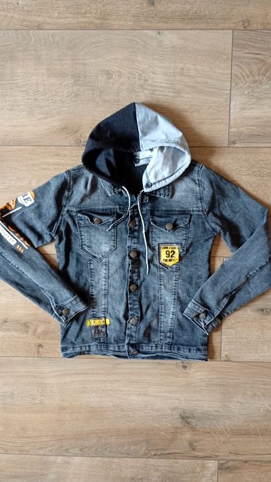Kurtka chłopięca jeans roz 152