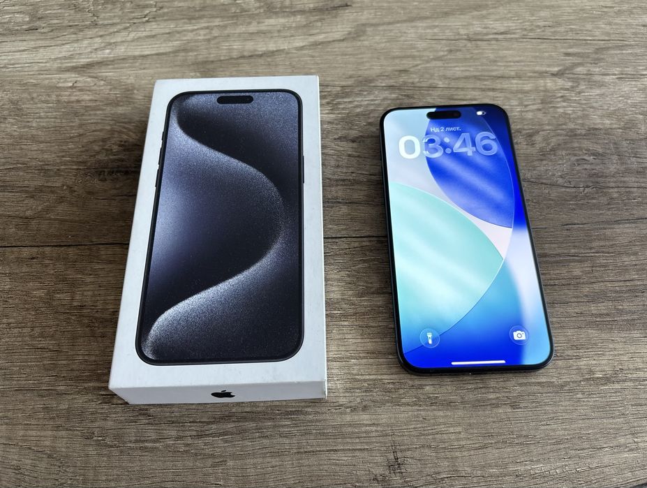 Айфон IPhone 15 Pro Max 256 Blue Titanium