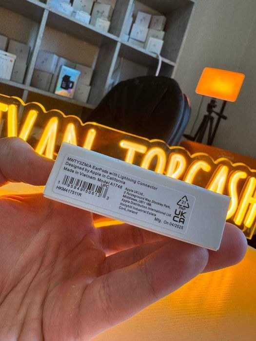 EarPods Apple разъем lighting  для Iphone проводные наушники с микрофоном дротові навушники з мікрофоном