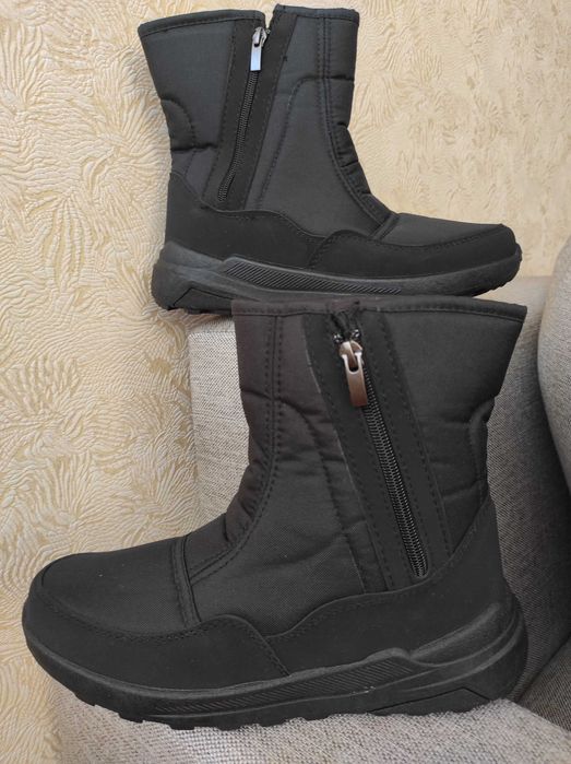 Ботинки мужские черевики дутики чоловічі