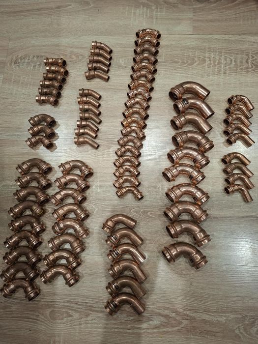 Kształtki miedziane zaciskowe