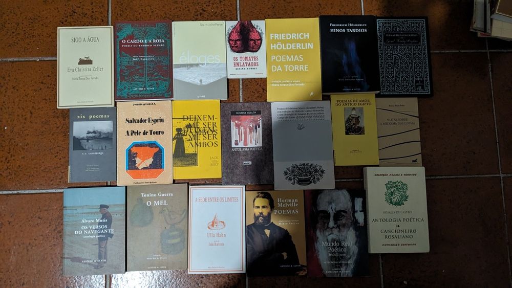 Lote de poesia estrangeira