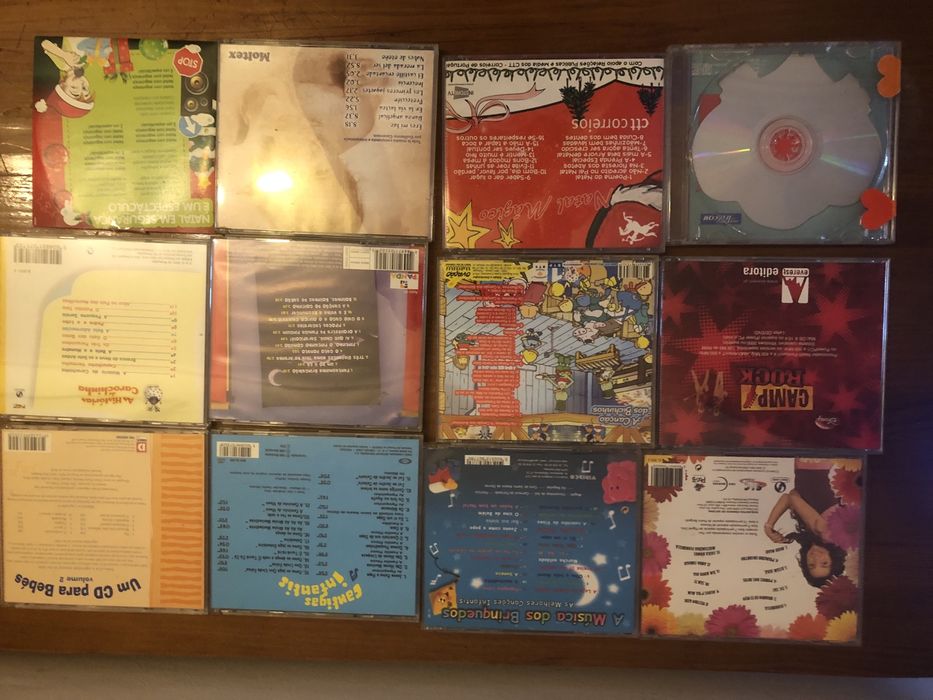 Conjunto de 12 Cds infantis originais