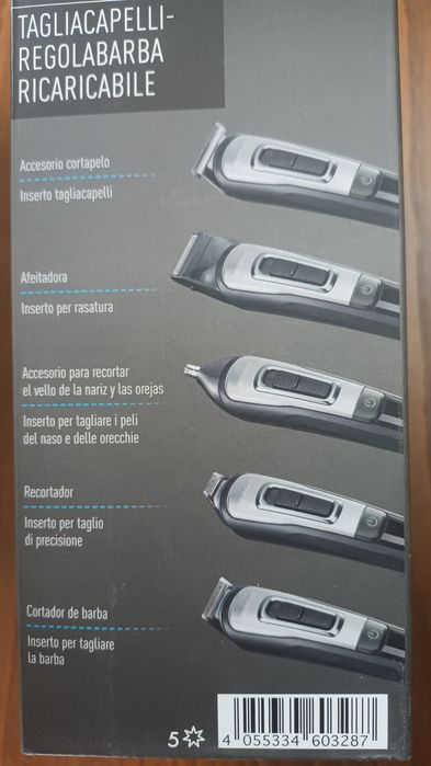 Silvercrest - Máquina de cortar cabelo e barba. 5 em 1