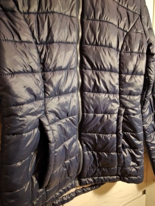 Granatowa ocieplana kurtka damska 4F rozmiar s