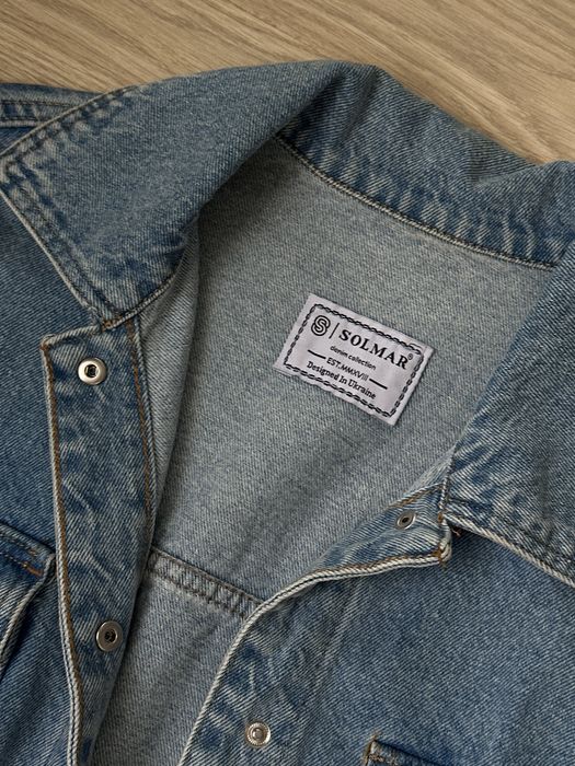 Джинсова куртка Solmar блакитна, стан нової, One size