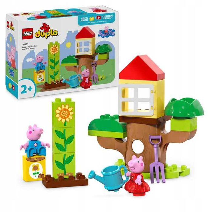 LEGO DUPLO 10431 Peppa Pig Ogród i Domek Na Drzewie Peppy Klocki*NOWE*