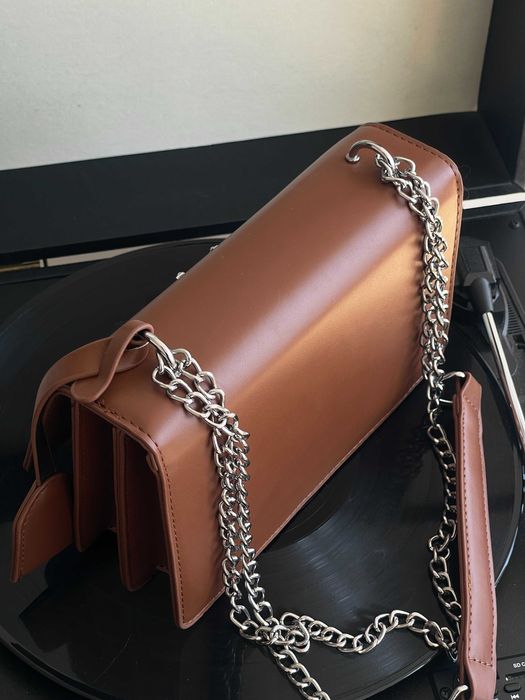 Жіноча сумка клатч Saint Laurent через плечо  Лоран серебро