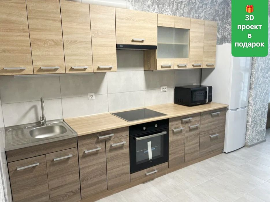 Кухни из склада в наличии. Любой размер.