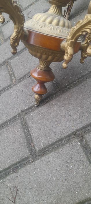 Żyrandol 5 ramienny PRL 45 ×75