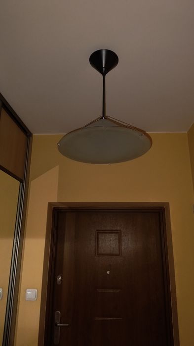 Lampa wisząca metalowa obudowa regulowana wysokość