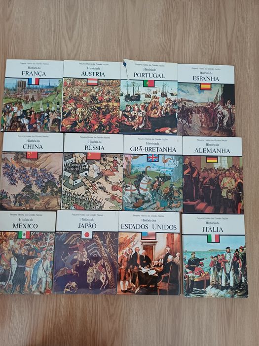 12 volumes Pequena História das Grandes Nações