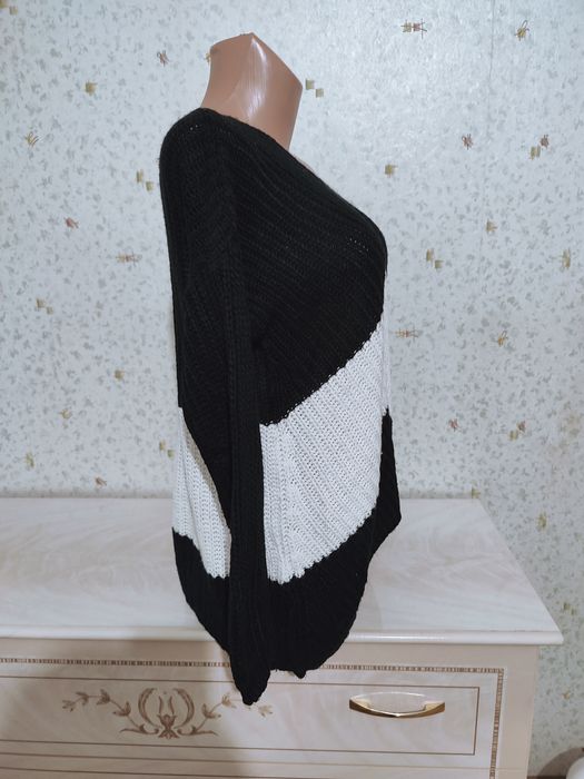 Теплый свитер кофта вязаная женская р  L-48