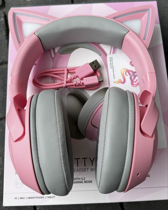Słuchawki RAZER KRAKEN KITTY BT w bardzo dobrym stanie