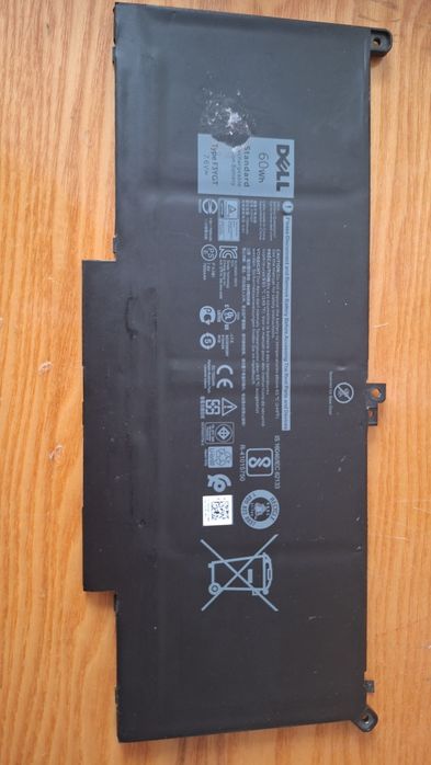 Оригінальні батареї для Dell Latitude 7280–7480 та E5470, різний стан