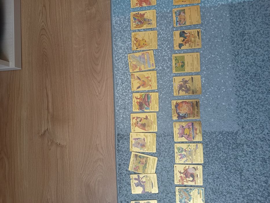 Rzadkie złote karty pokemon