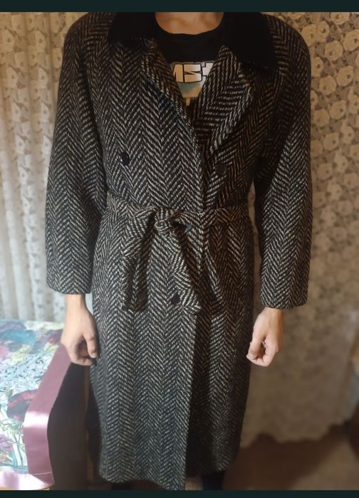 Вінтажне 100% шерсть пальто, розмір 50-56